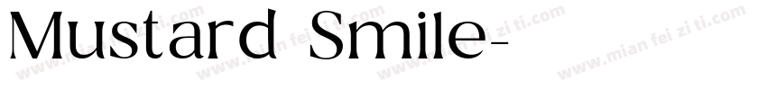 Mustard Smile字体转换